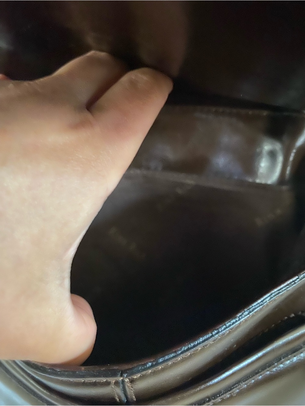 Vintage Rina Richi x Prada collab Brown Leather bag - Picture 5 of 11